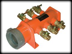 6-Outlet Flow Manifold 1.5 Inch- Cst