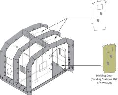 Dividing Door - EM Shelter 1 (Between Stations 1-2)
