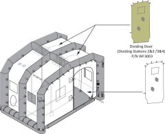 Dividing Door - EM Shelter 1 (Between Stations 2-3 And 3-4)