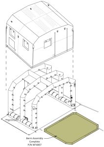 Berm Assembly Complete - EM Shelter 1