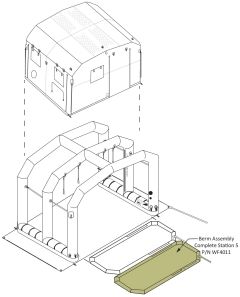 Berm Assembly Complete - EM Shelter 2 (Station 5)