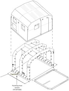 Plumbing Hose SystEM- Ac/Gc Shelter 1 (Misting)