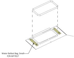 Small Water Ballast Bag 24"