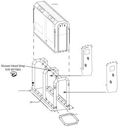 Shower Head Strap- EM/CSTw Shelter 3