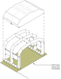 Full Canopy Floor- Ac Gc CST Shelter 1 Misting EM Shelter 4