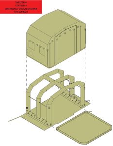 Canopy/Cover- CST Shelter 4 (Station 8)
