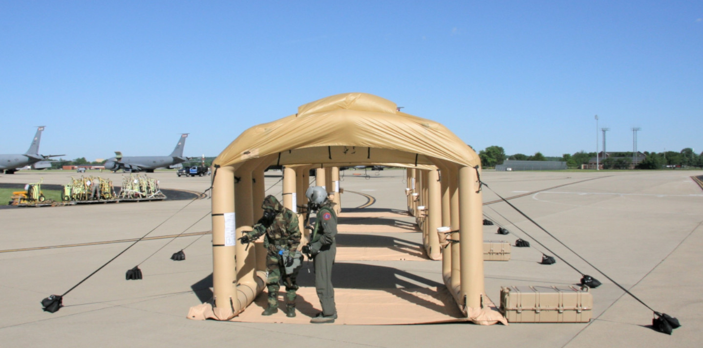 Wel-Fab Inc. provides LIDS Aircrew Decontamination Training to the 126th ARW AFE  Personnel at Scott AFB, IL. 