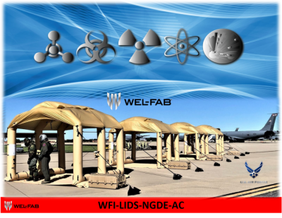 WEL-FAB, INC. MANUFACTURES A FULL LINE OF DECONTAMINATION SHELTERS